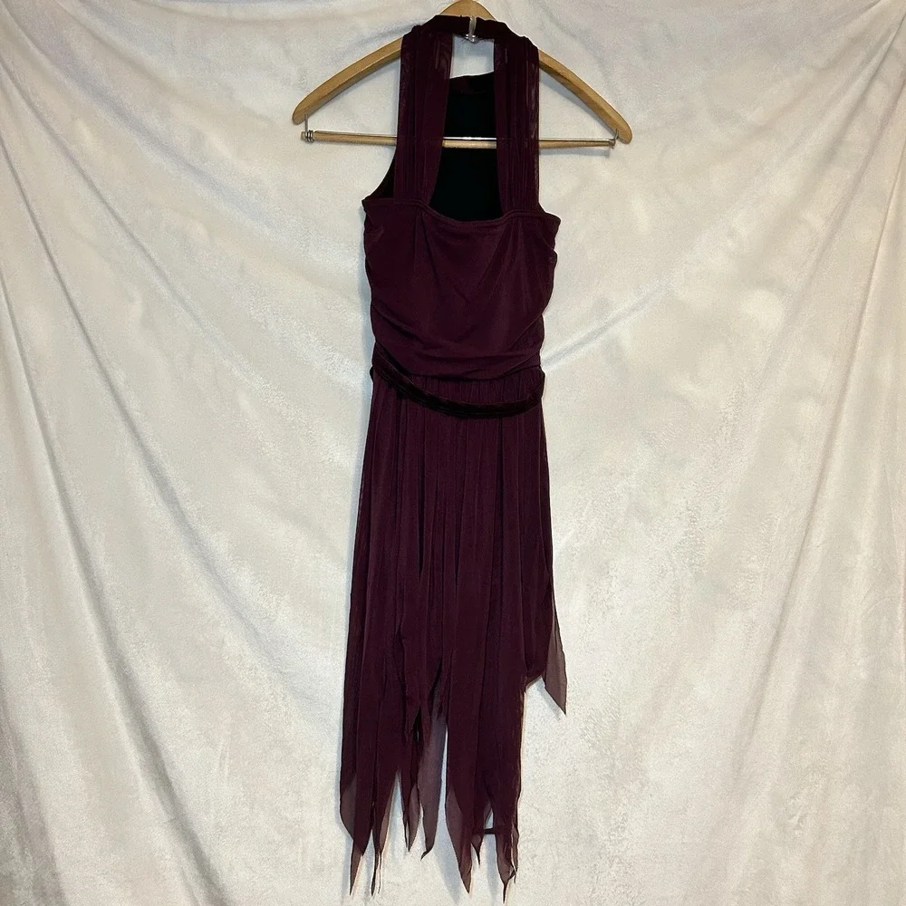 Weissman Balera Dance Costume 13083 Halter Neck‎ Ballet Dress Purple MA - Picture 2 of 9